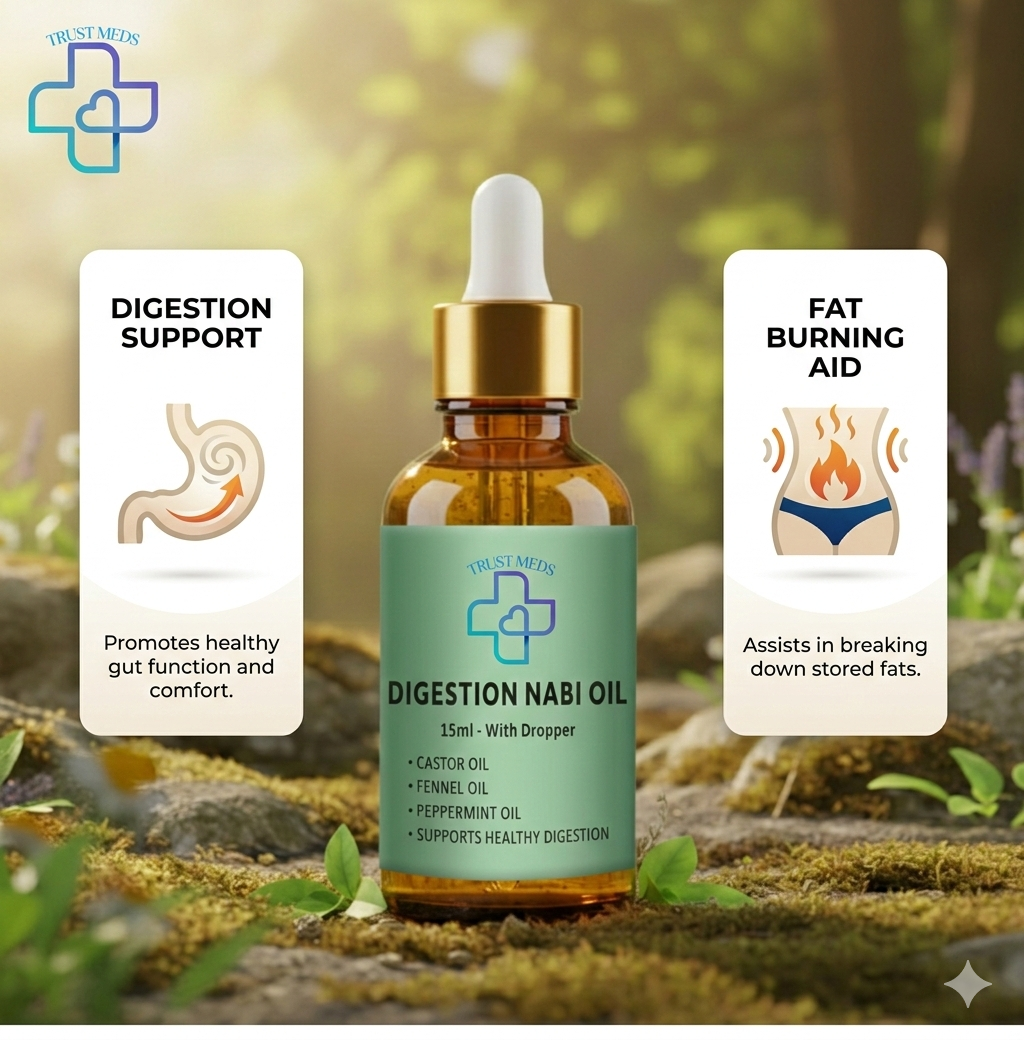 Digestion Nabi Oil with Dropper - 15ml-Belly Button Oil for Digestion & Joint Support view 4